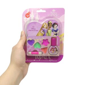 Kit Paleta de Maquiagem e Esmalte Infantil Impala Princesa Kit Paleta de Maquiagem e Esmalte Infantil Impala Princesa