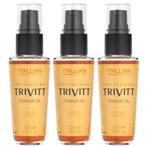 Kit Óleo Capilar Itallian Hairtech Professional Trivitt Power Oil (3 Unidades) Kit Óleo Capilar Itallian Hairtech Professional Trivitt Power Oil (3 Unidades)