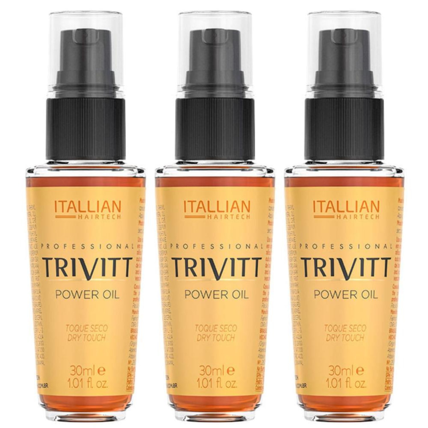 Kit Óleo Capilar Itallian Hairtech Professional Trivitt Power Oil (3 Unidades)