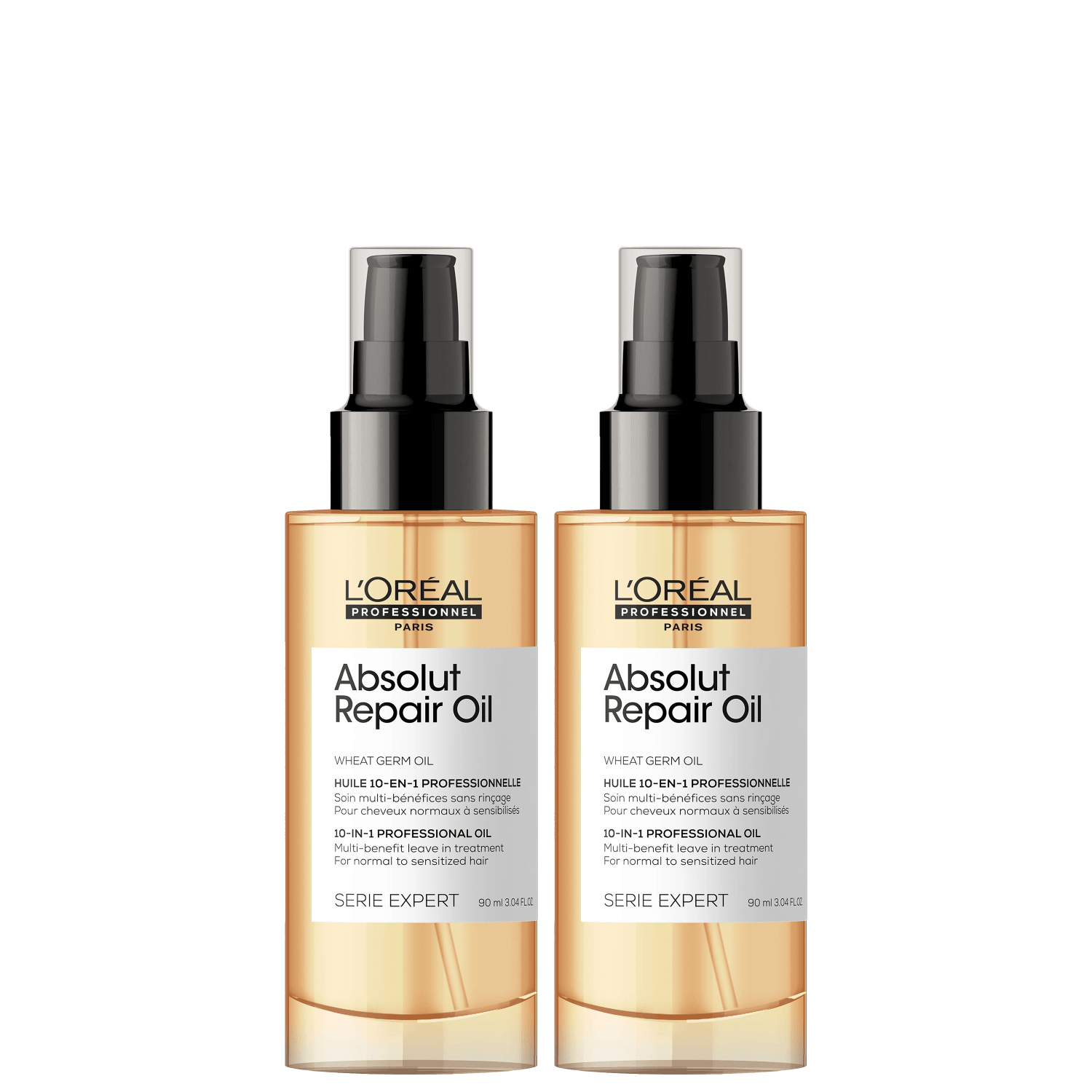 Kit Óleo Capilar L’Oréal Professionnel Serie Expert Absolut Repair Gold Quinoa + Protein (2 Unidades)