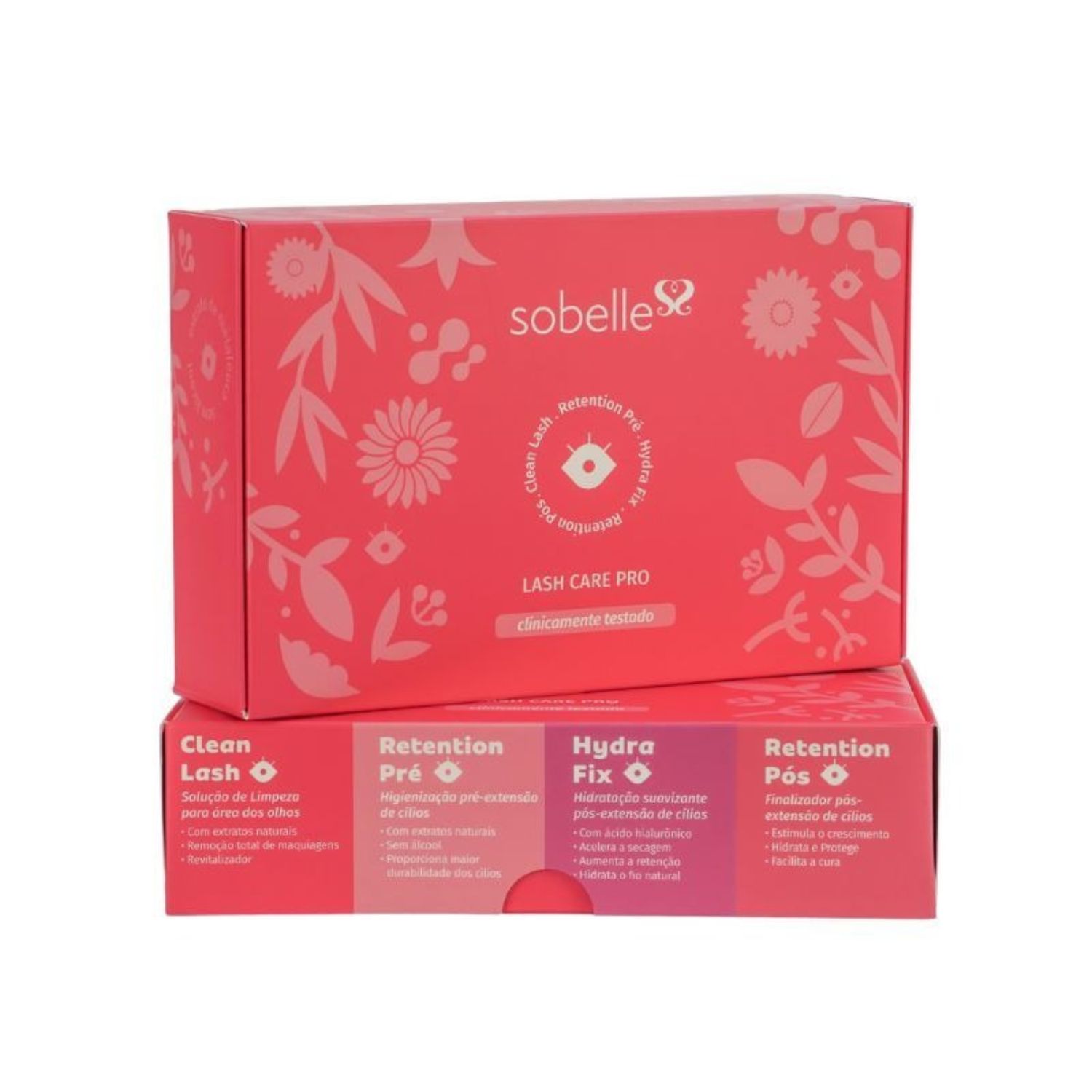 Kit Lash Care Pro para Alongamento de Cílios Alta Retenção