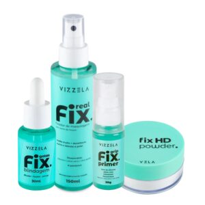 Kit de Maquiagem Vizzela Longa Duração (4 Produtos)