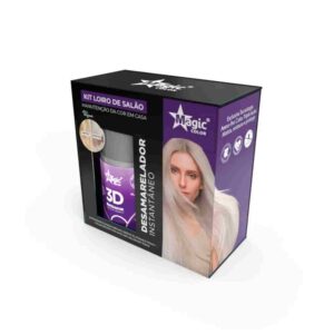Kit Matizador Magic Color Platinum Branco 100ml + Máscara Diluidora Kit Matizador Magic Color Platinum Branco 100ml + Máscara Diluidora