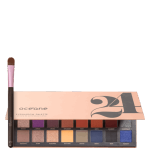 Kit Océane 24 Eyeshadow Palette e Pincel 2 Produtos