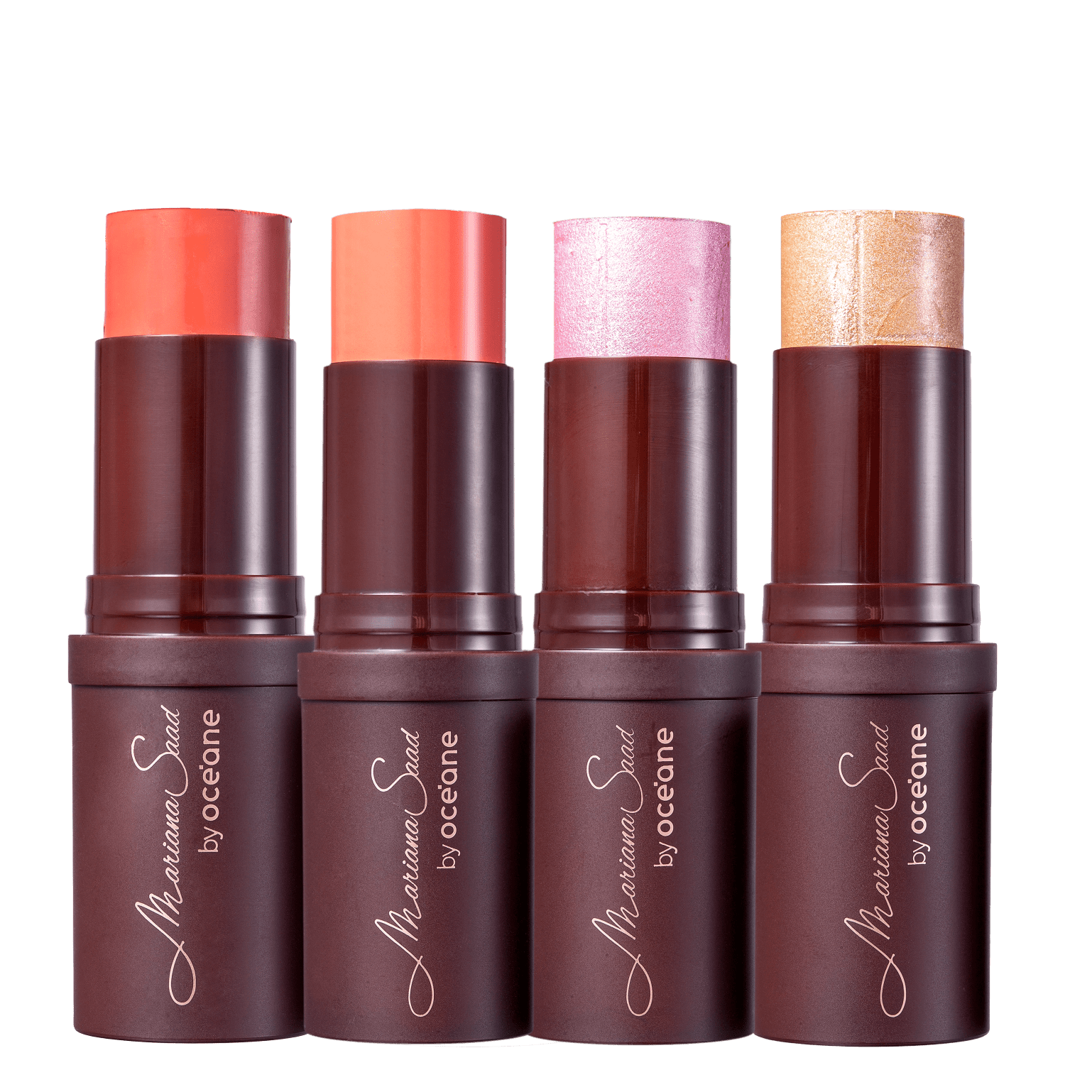 Kit Oceane by Mariana Saad Blush e Highlight Stick 4 Produtos