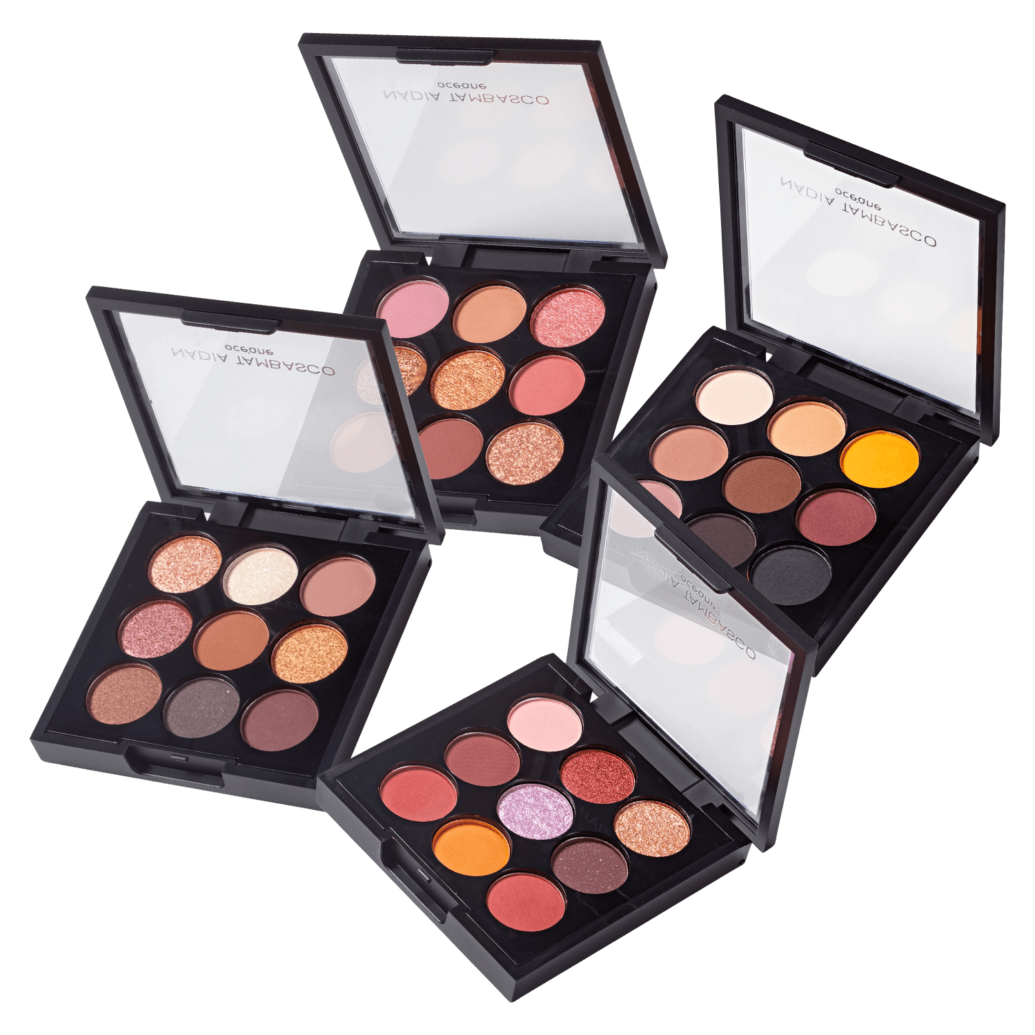 Kit Quarteto de Sombras Océane by Nádia Tambasco 4 Produtos