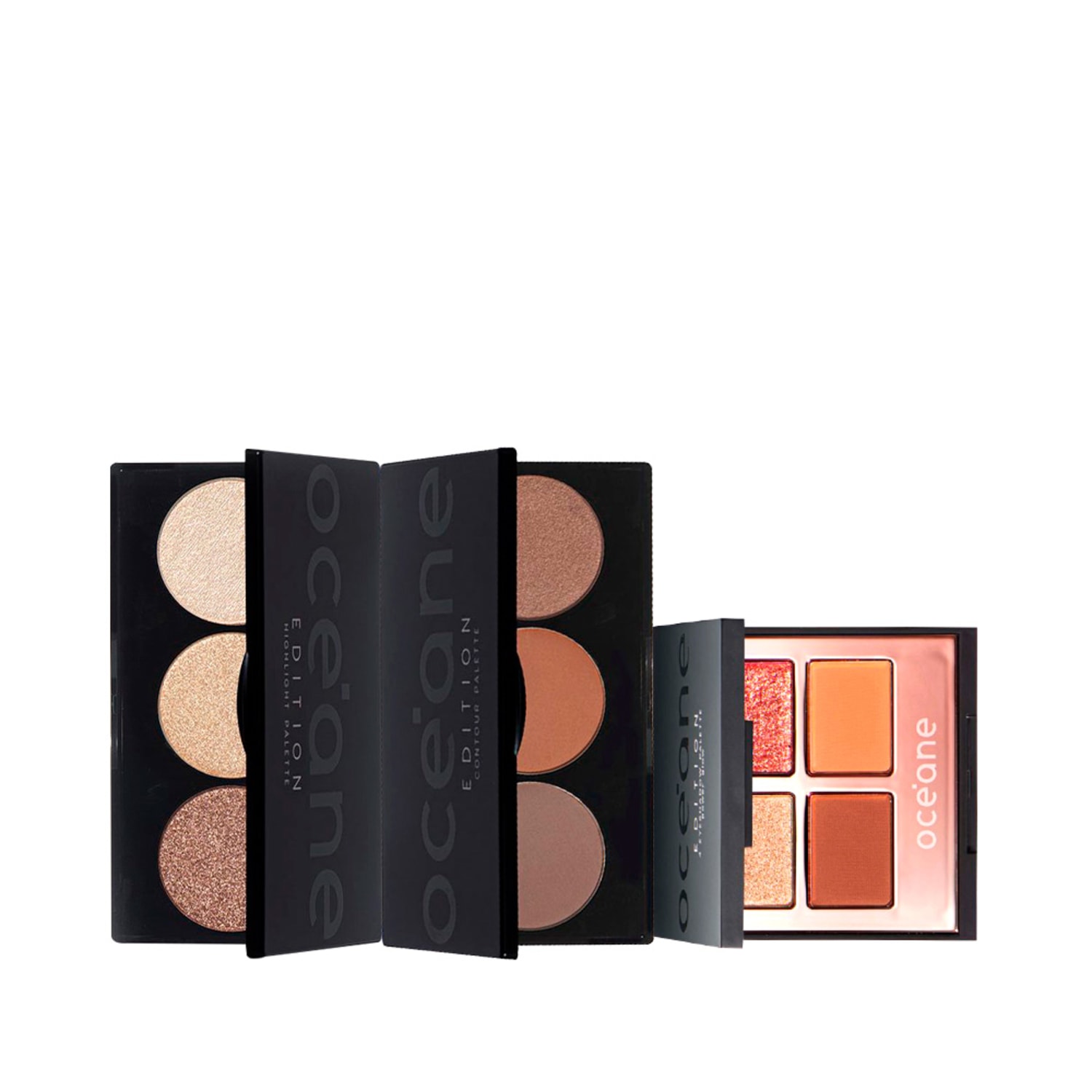 Kit Océane Edition Hightlight Contour Eyeshadow 3 Produtos
