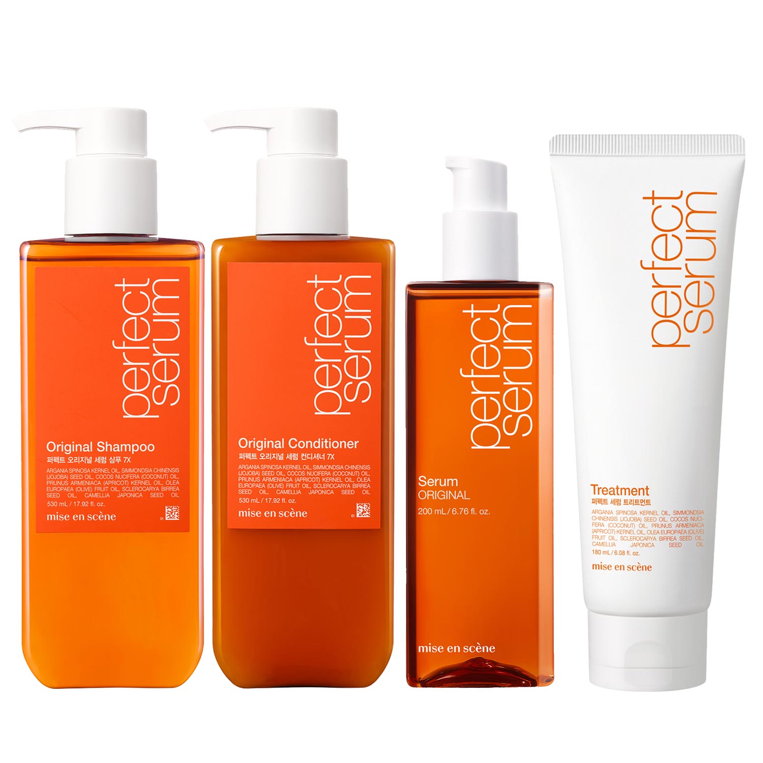 Kit Perfect Serum Shampoo 530ml Condicionador 530ml Máscara 180ml Serum Original 80ml