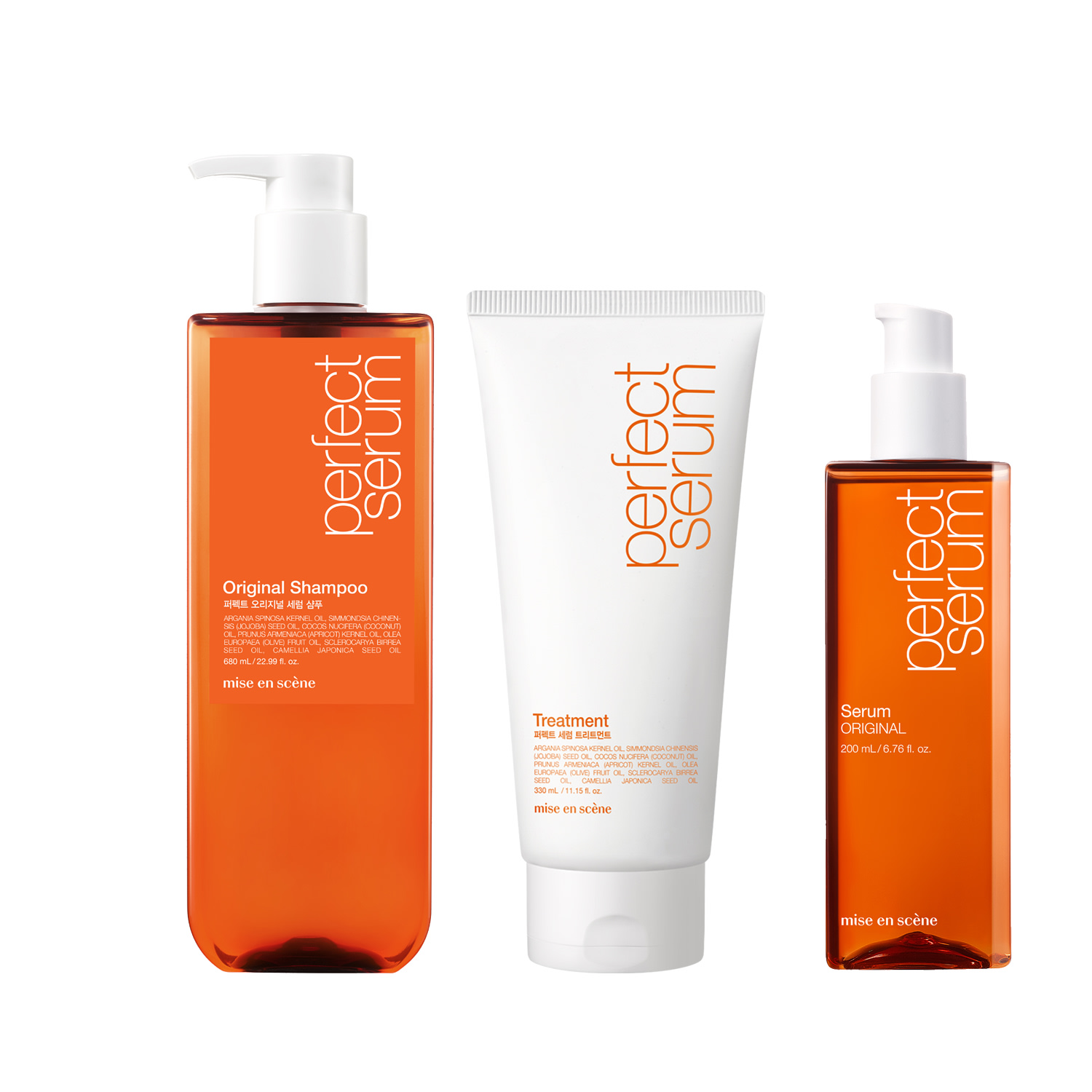 Kit Perfect Serum Shampoo 680ml Máscara 330ml Serum Original 80ml