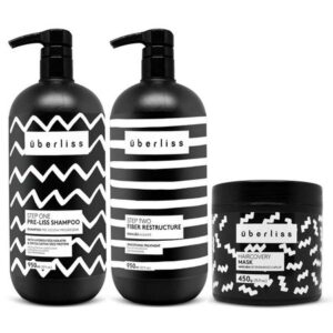 Kit Progressiva Sem Formol Uberliss Avlon 2 Passos Máscara 450g