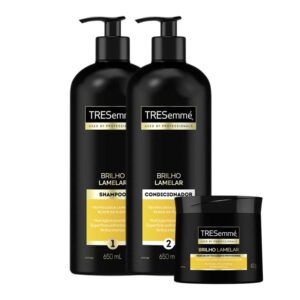 Kit Tresemme Brilho Lamelar Shampoo 650ml Condicionador 650ml Máscara de Tratamento 400g