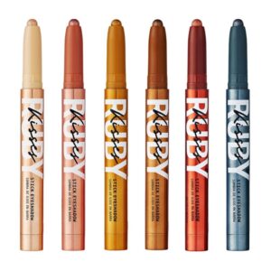 Kit Sombra Para Olhos em Barra Ruby Kisses Stick Eyeshadow 1,4g com 6 Kit Sombra Para Olhos em Barra Ruby Kisses Stick Eyeshadow 1,4g com 6
