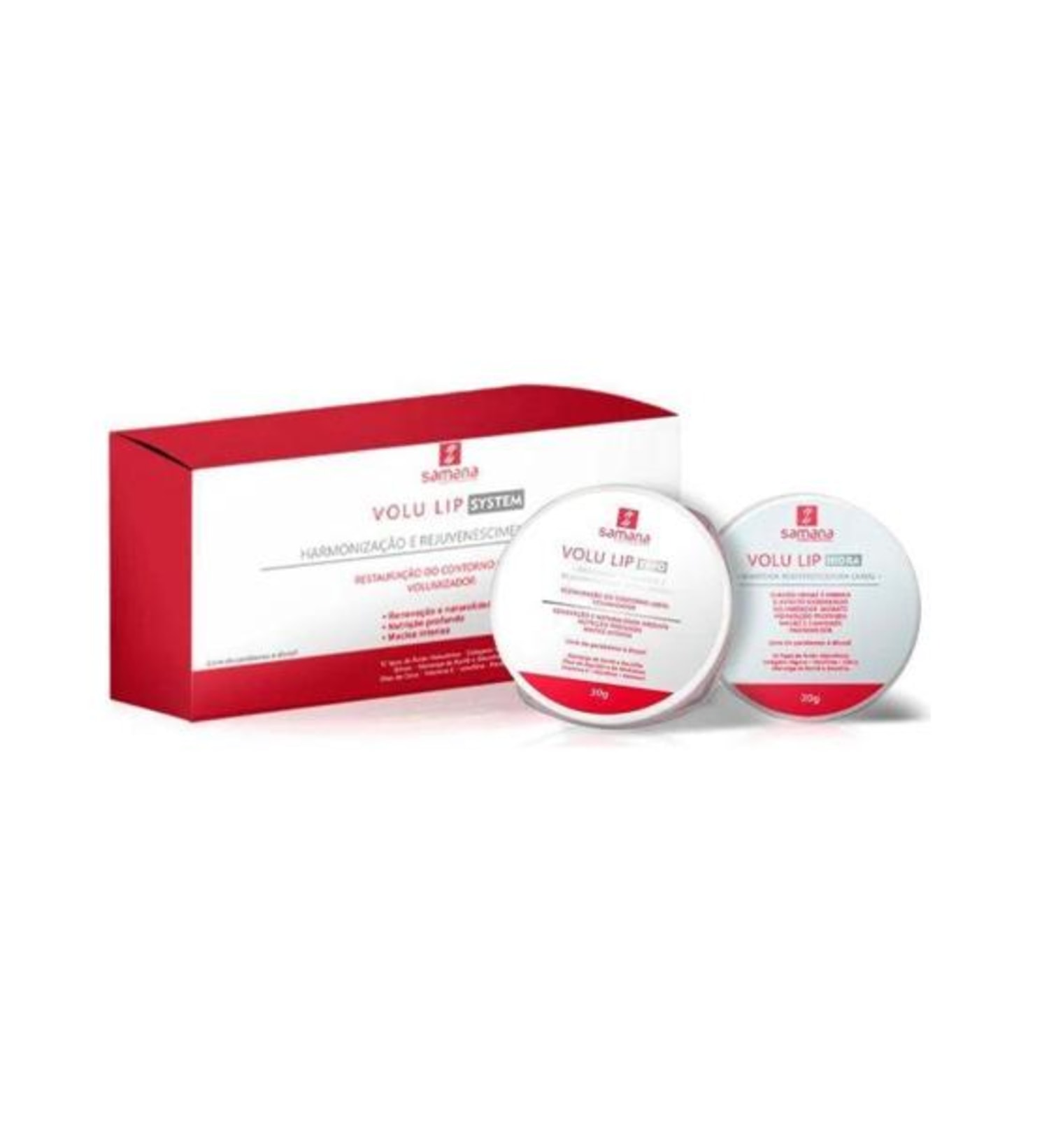 Kit Volu Lip System Samana Esfoliante 30g e Manteiga 20g