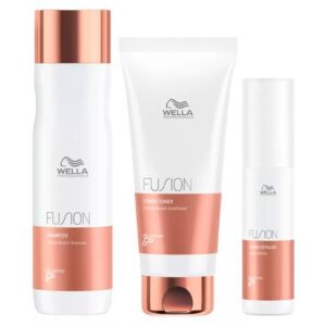 Kit Wella Professionals Fusion Shampoo Condicionador Tratamento Kit Wella Professionals Fusion Shampoo Condicionador Tratamento