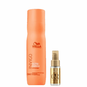 Kit Wella Professionals Invigo Nutri-Enrich + Oil Reflections (Shampoo 250ml + Óleo Regular 30ml) Kit Wella Professionals Invigo Nutri-Enrich + Oil Reflections (Shampoo 250ml + Óleo Regular 30ml)