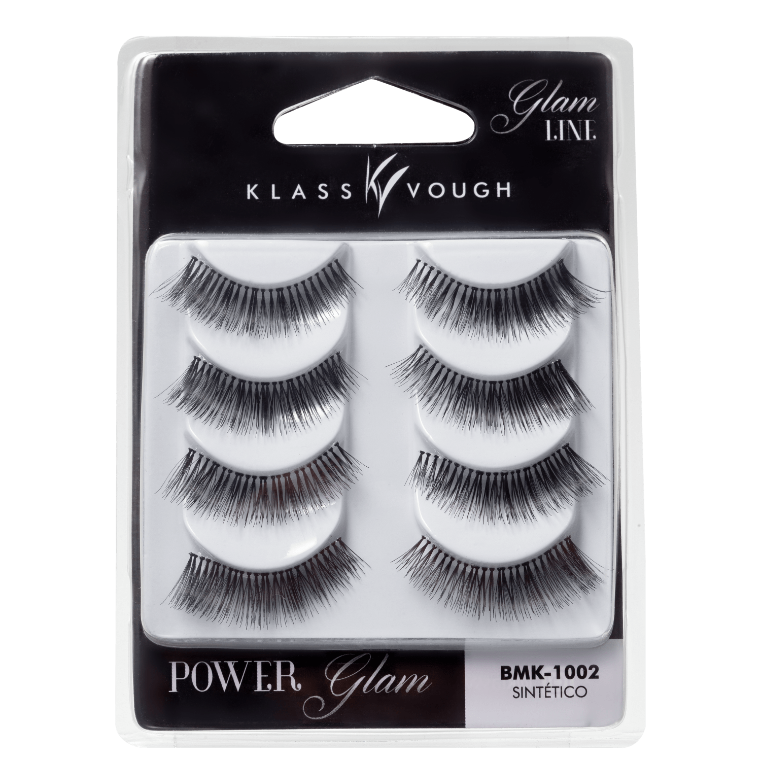 Cílios Postiços Klass Vough Power Glam 4 pares 20g
