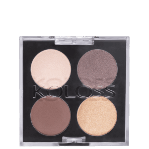 Paleta de Sombras Koloss Make Up Quarteto 02 Clássica 4g