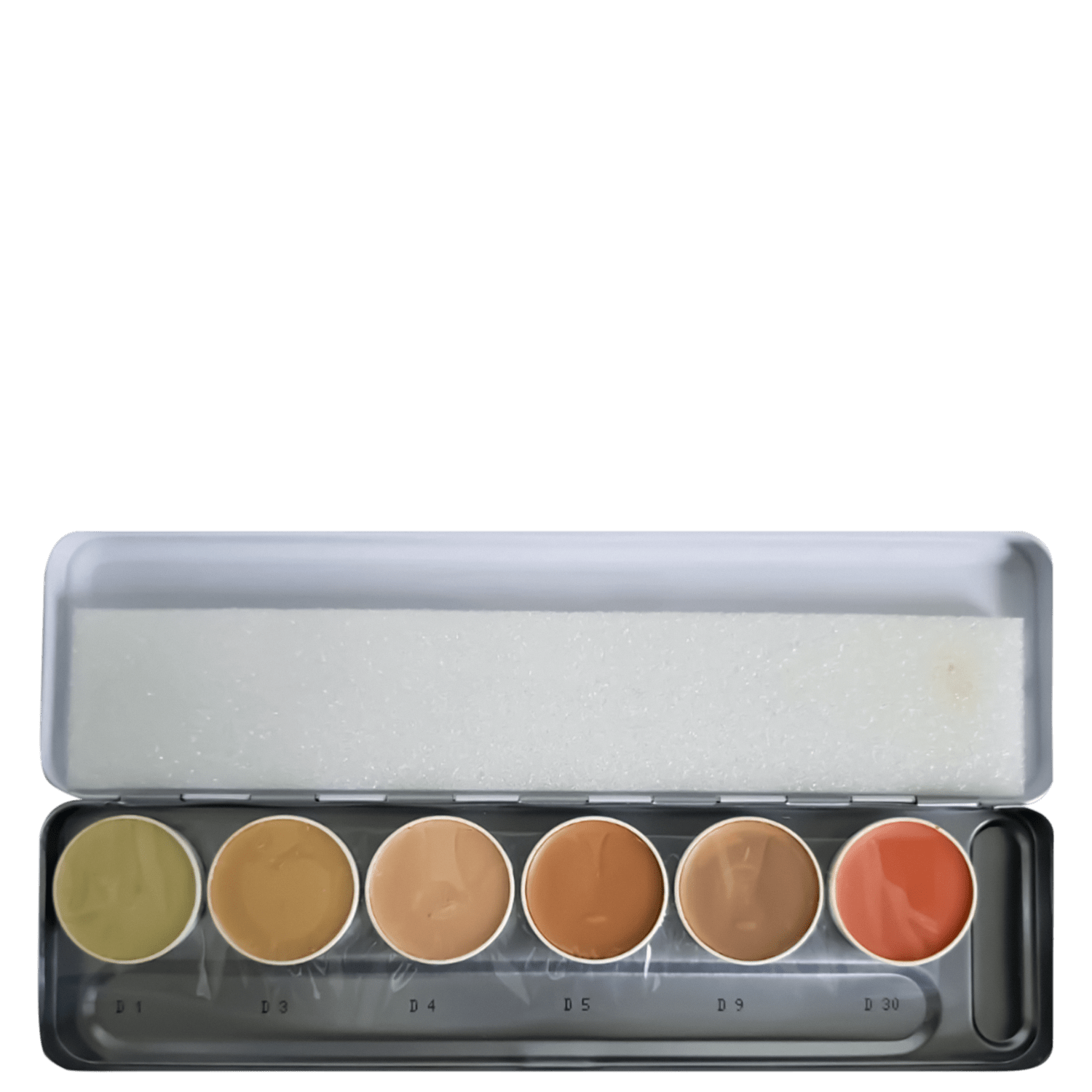 Paleta de Corretivo Kryolan Dermacolor Camouflage Paleta BP4 Cores Original