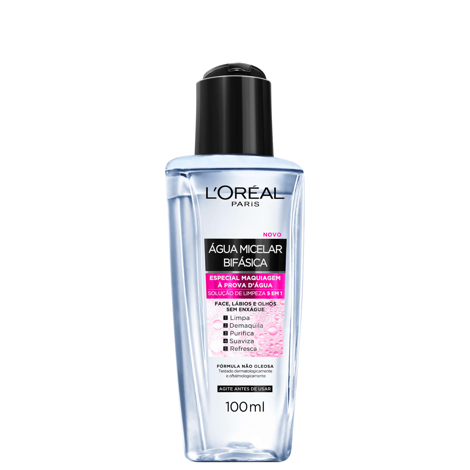 Água Micelar Bifásica L’Oréal Paris Dermo Expertise Solução de Limpeza 5 em 1 100ml