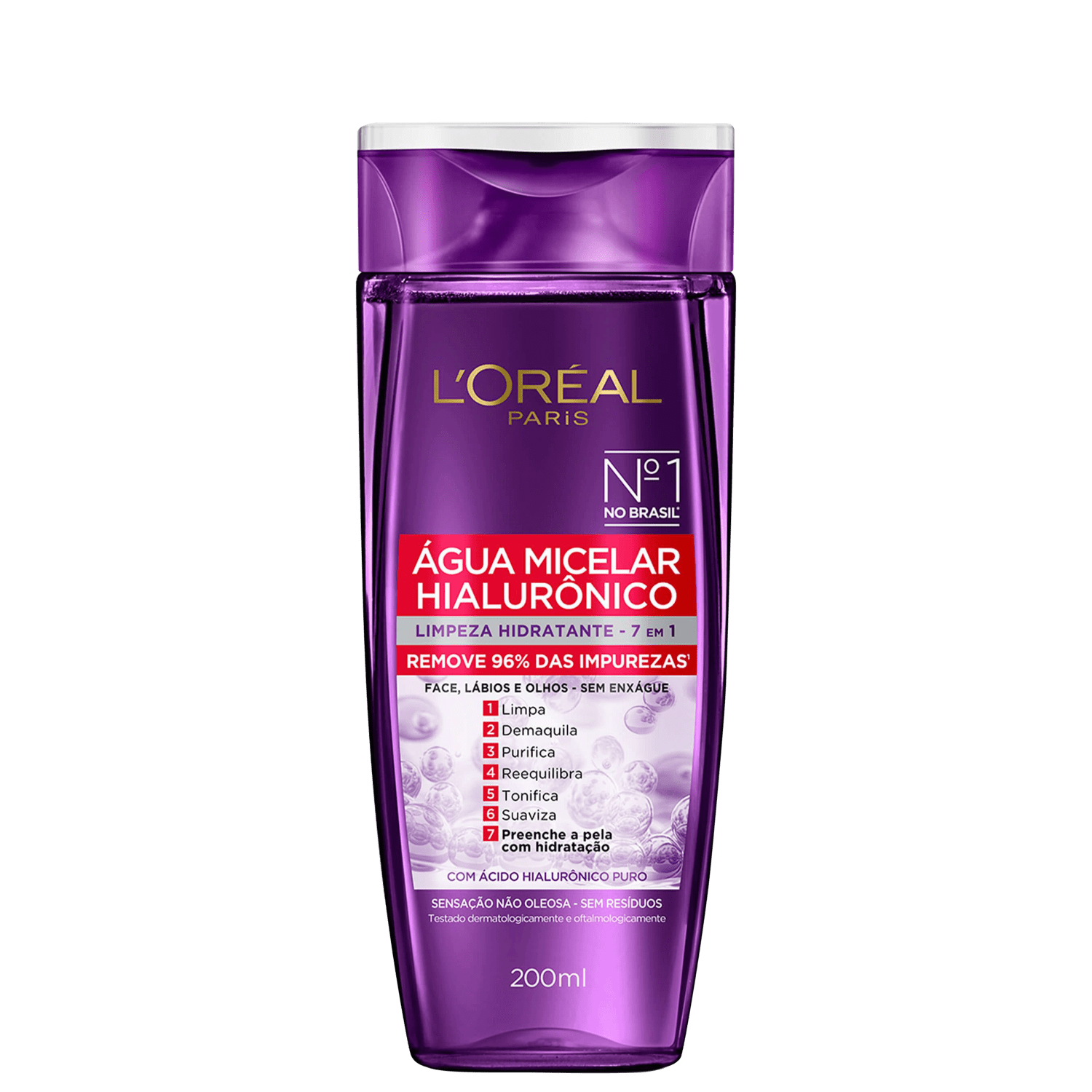 Água Micelar L’Oréal Paris Hialurônico 200ml