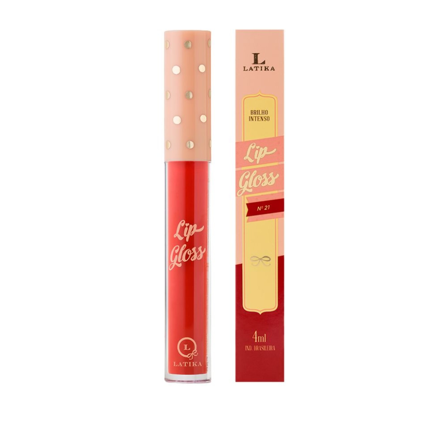 Brilho Labial Latika Lip Gloss N° 21 4ml