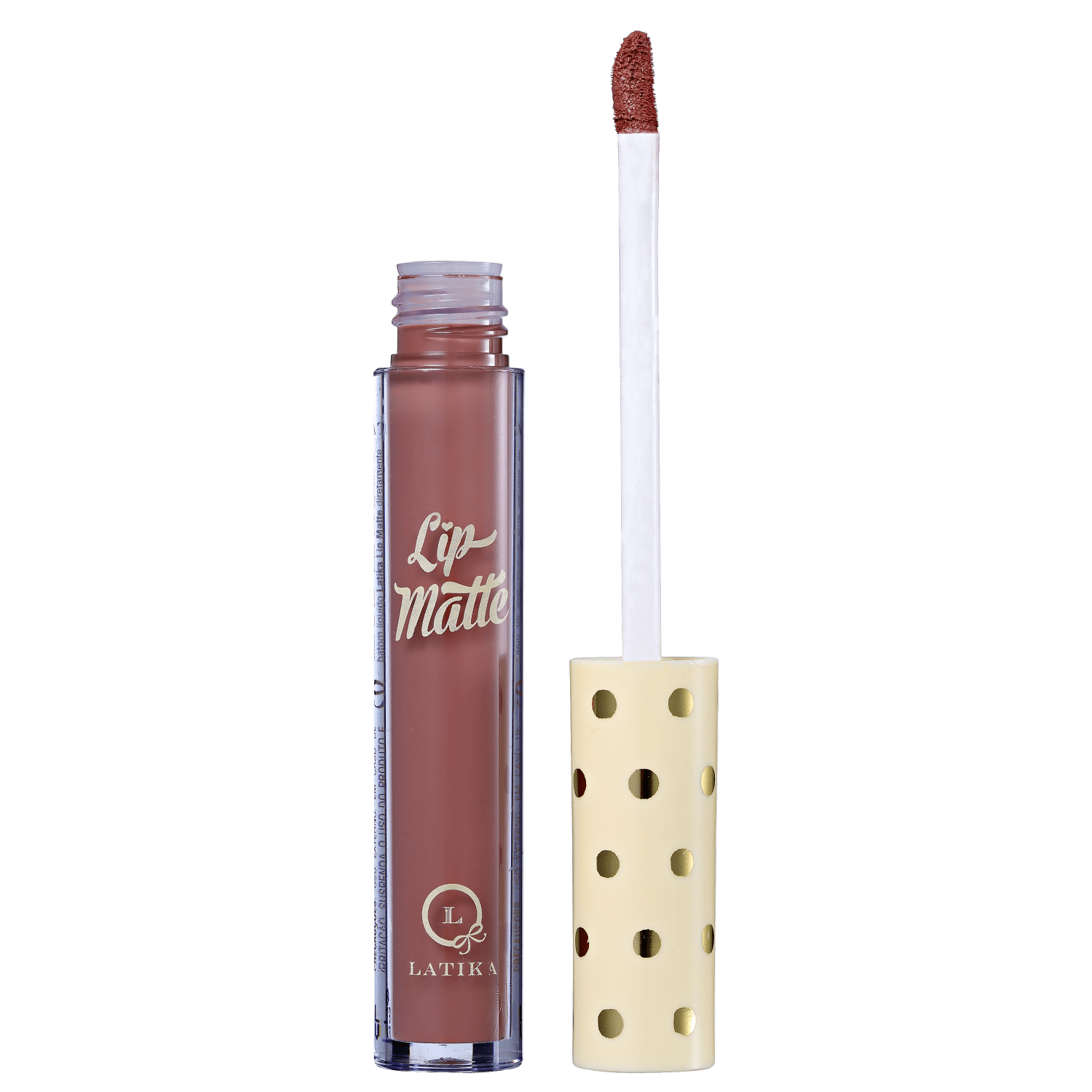 Batom Líquido Latika Lip Matte Nude N°34 4ml