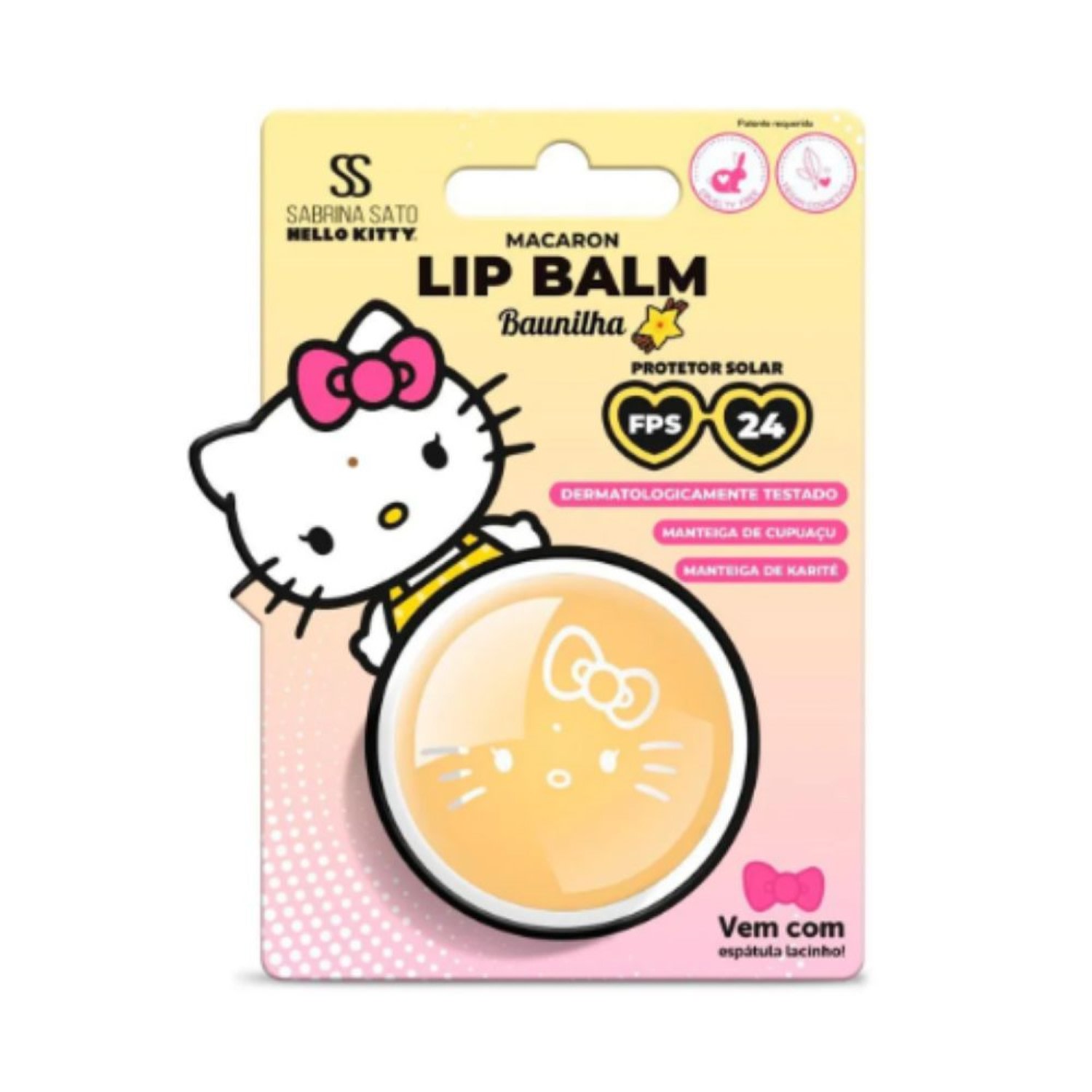 Lip Balm Macaron Baunilha Sabrina Sato Hello Kitty