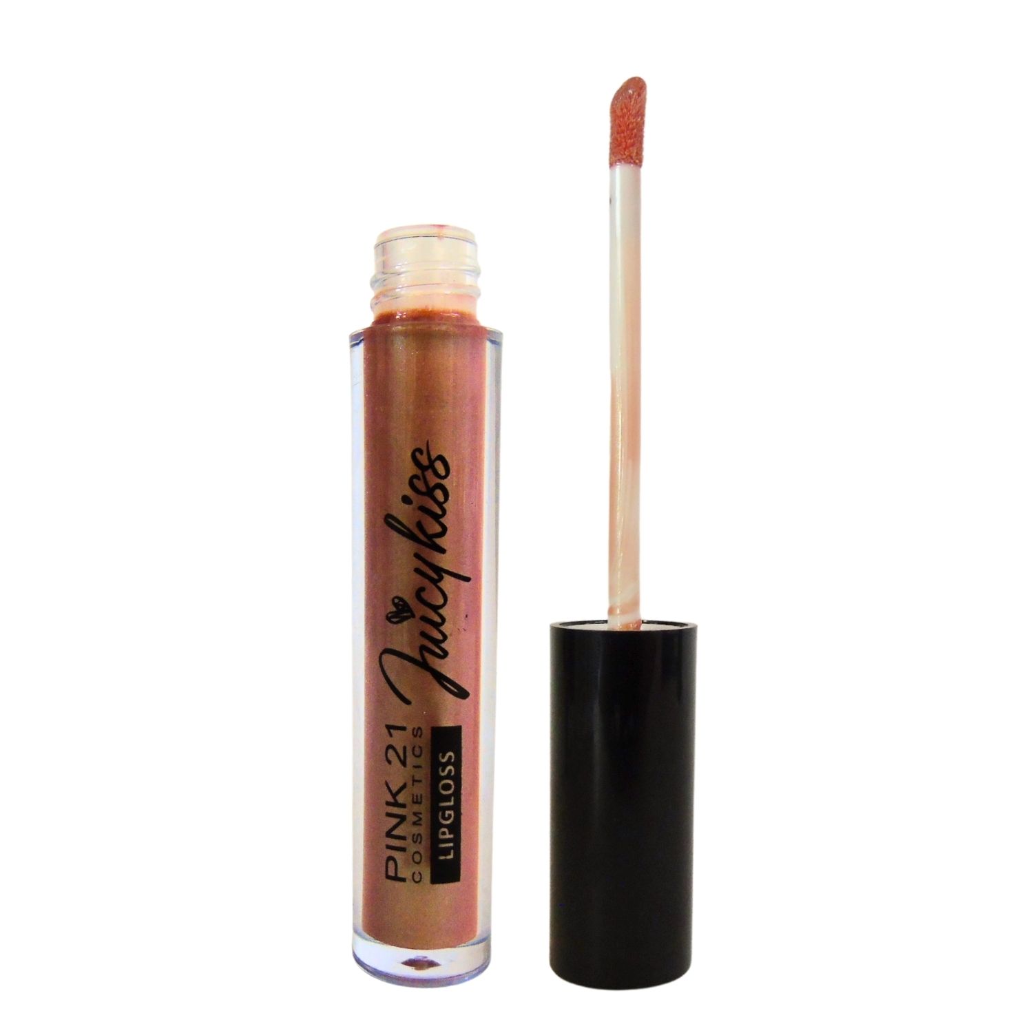 Lip Gloss Com Glitter Pink 21 Juicy Kiss 02 4ml