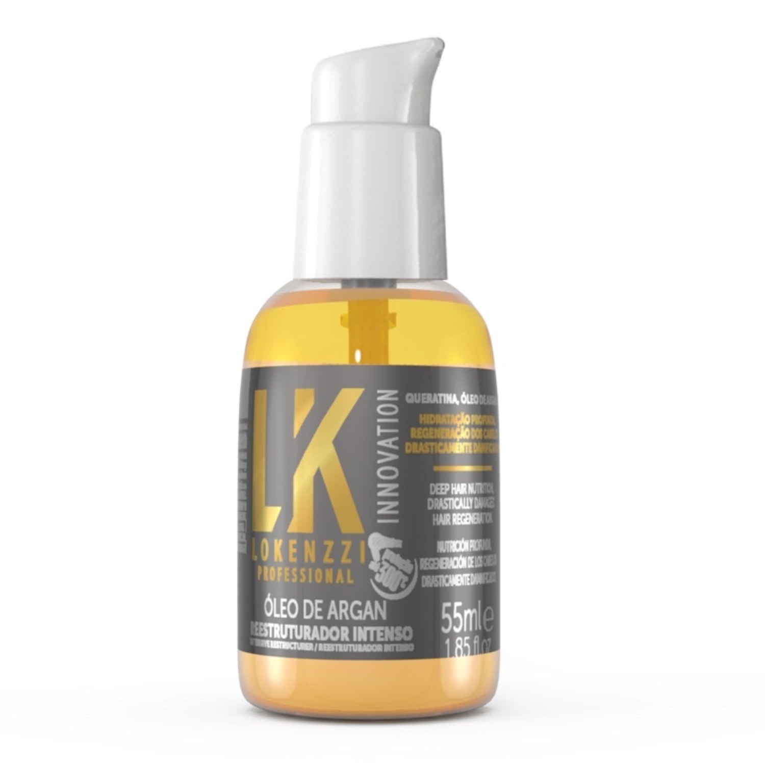 Óleo Capilar Lokenzzi Innovation Reestruturador Intenso 55ml
