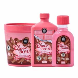Kit Lola Cosmetics Chocobomb Óleo Máscara Shampoo Para Todos os Tipos de Cabelo Kit Lola Cosmetics Chocobomb Óleo Máscara Shampoo Para Todos os Tipos de Cabelo