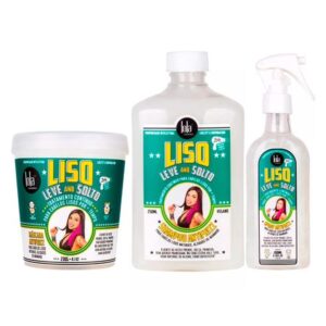 Kit Lola Cosmetics Liso Leve E Solto Shampoo Máscara Spray Kit Lola Cosmetics Liso Leve E Solto Shampoo Máscara Spray