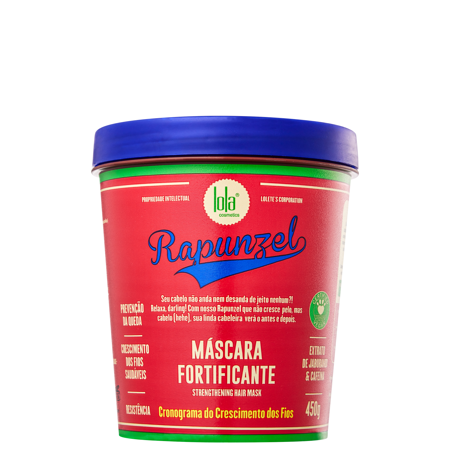 Máscara Capilar Fortificante Lola From Rio Rapunzel 450g