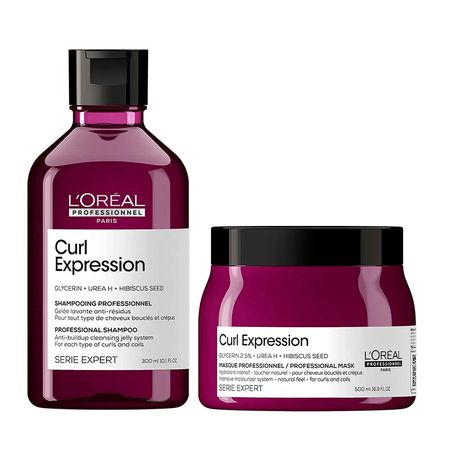 Kit Loreal Professionnel Curl Expression Serie Expert Shampoo Antirresiduos Máscara