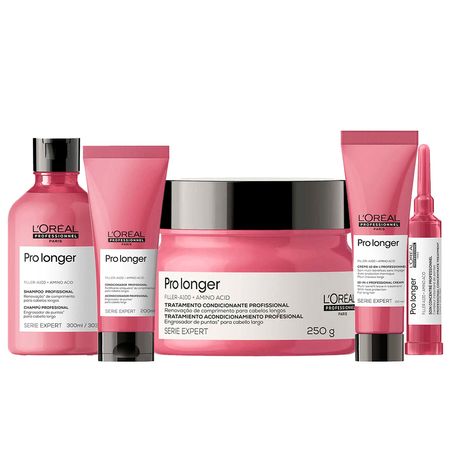 Kit Loreal Professionnel Pro Longer Ampola Leave In Shampoo Máscara Condicionador