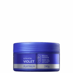 Máscara Matizadora Lowell Violet Platinum 240g