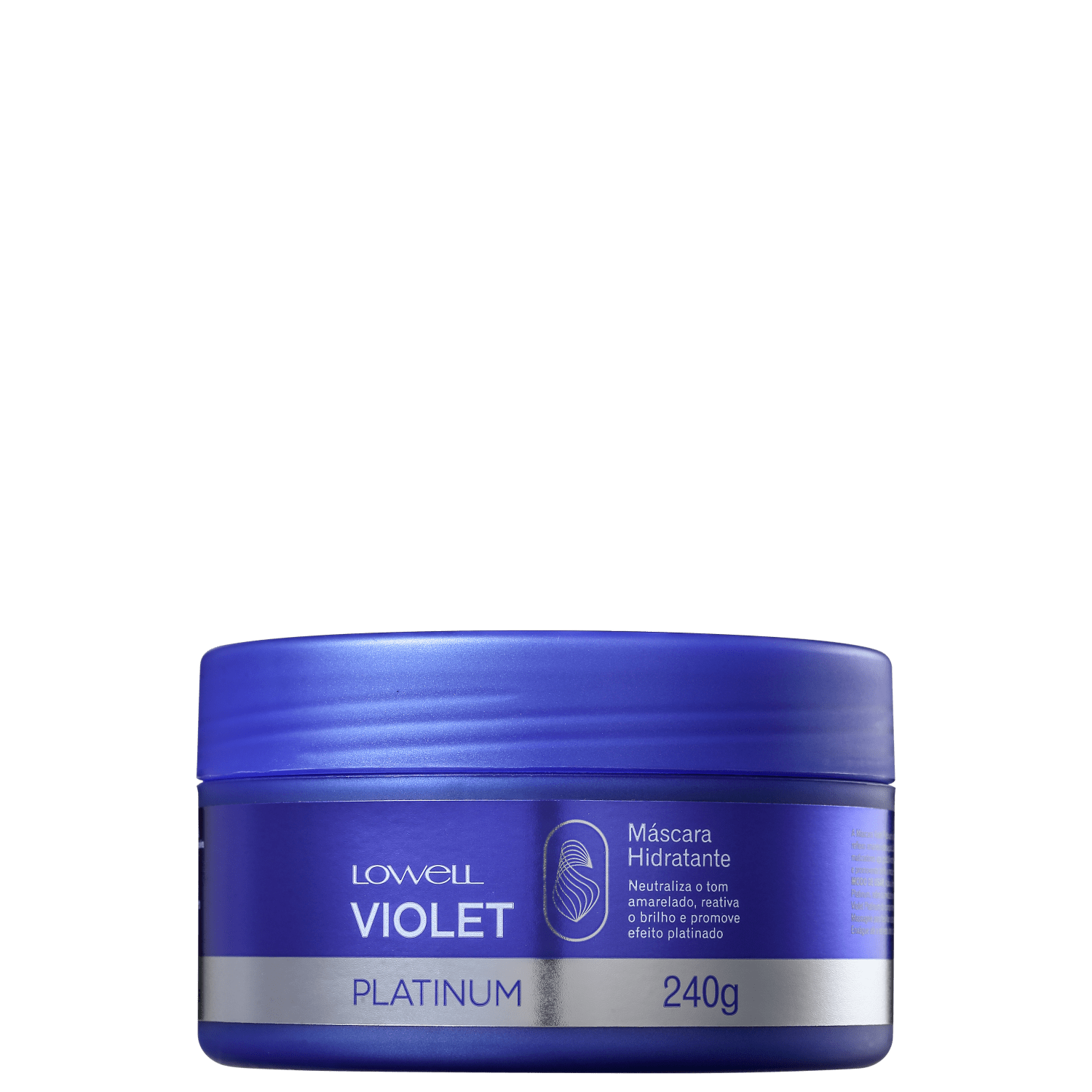 Máscara Matizadora Lowell Violet Platinum 240g
