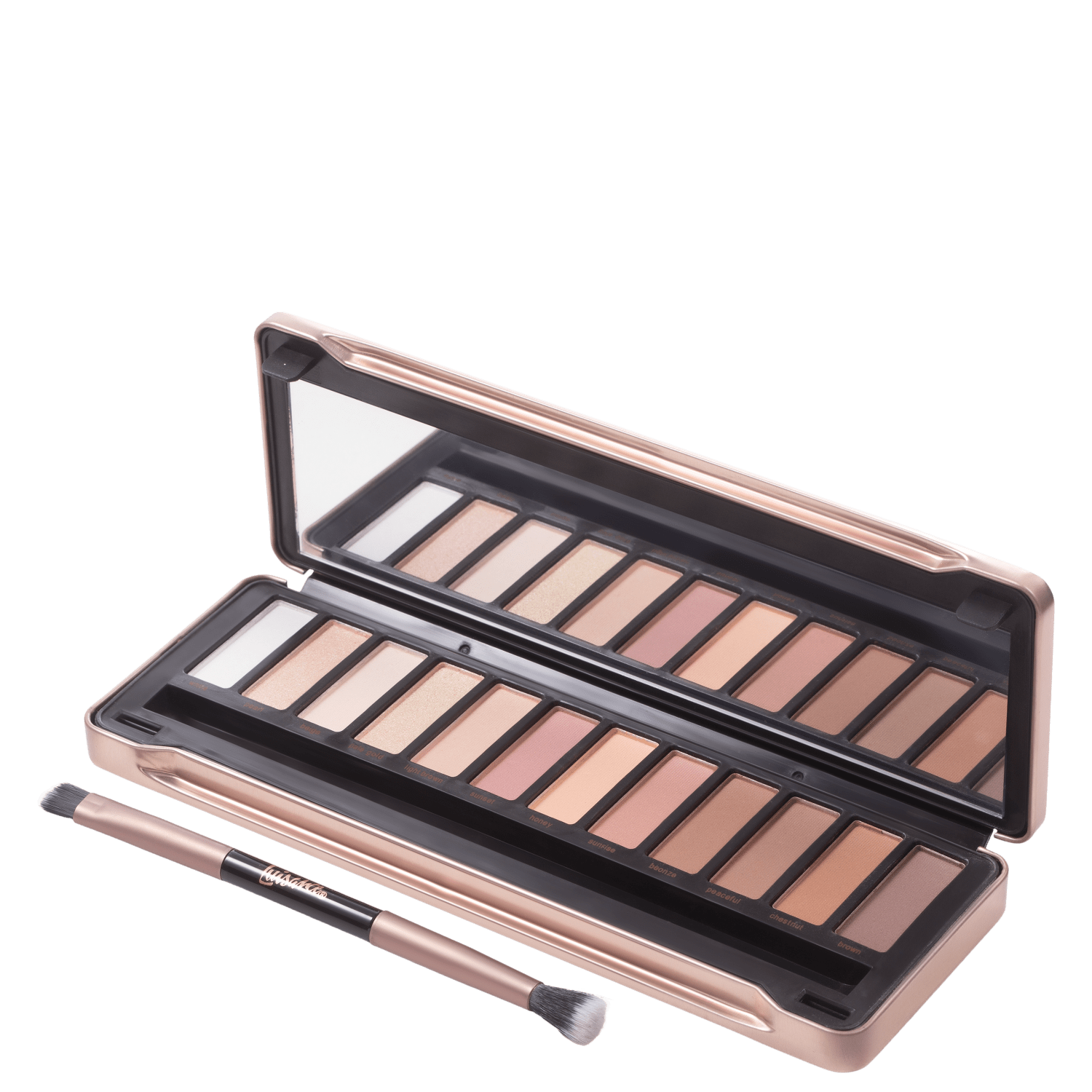 Paleta de Sombras Luisance Basic Nude Preta 12g