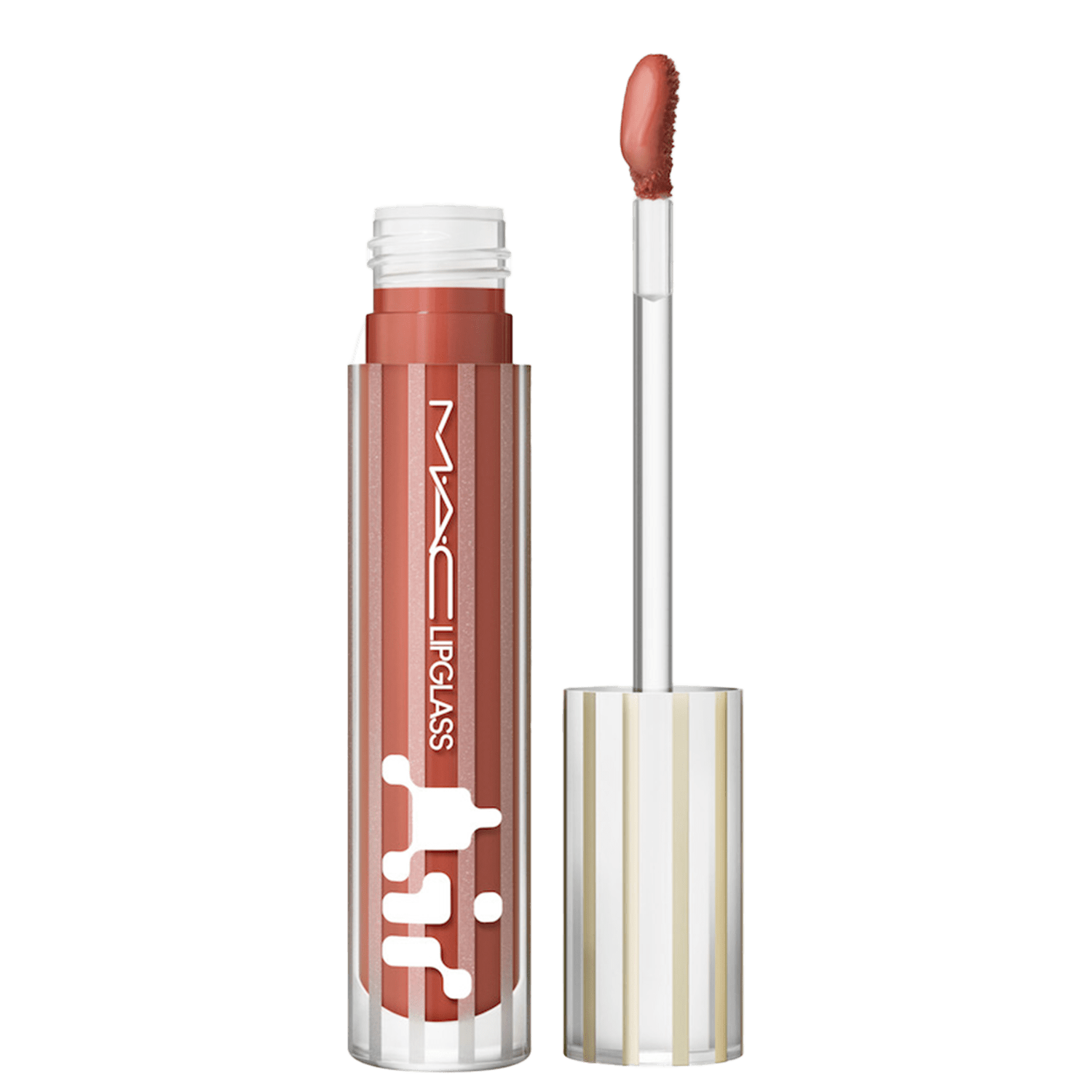 Gloss Labial M,A,C Lipglass Airshine Casual 5ml