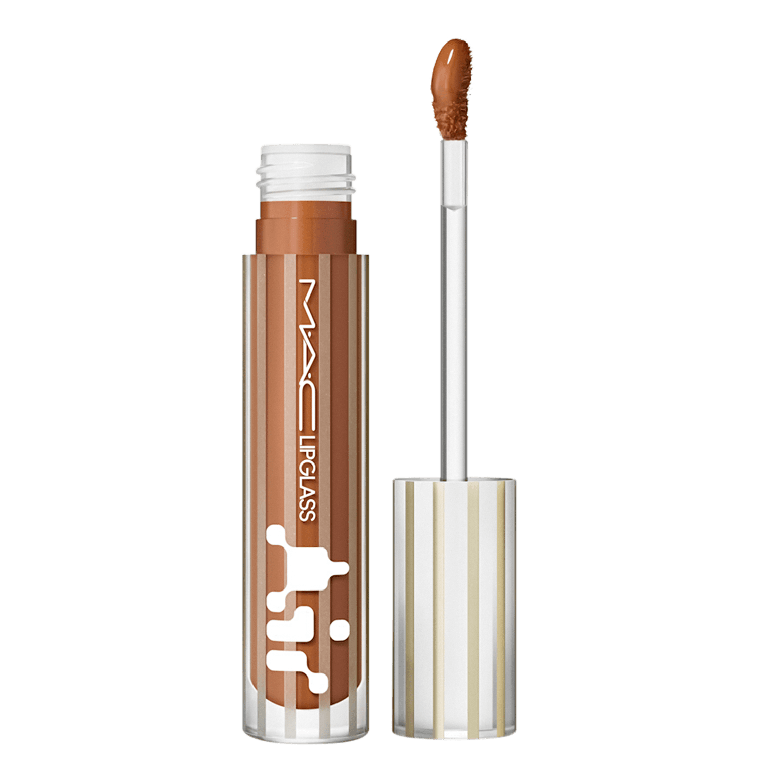 Gloss Labial M,A,C Lipglass Airshine Instinct 5ml