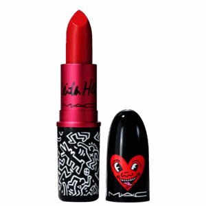 Batom Cremoso MAC Viva Glam x Keith Haring Red 3g Batom Cremoso MAC Viva Glam x Keith Haring Red 3g