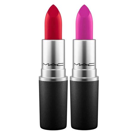 Kit Maquiagem MAC Batom Retro Matte Ruby Woo Flat Out Fabulous 1 Unidade