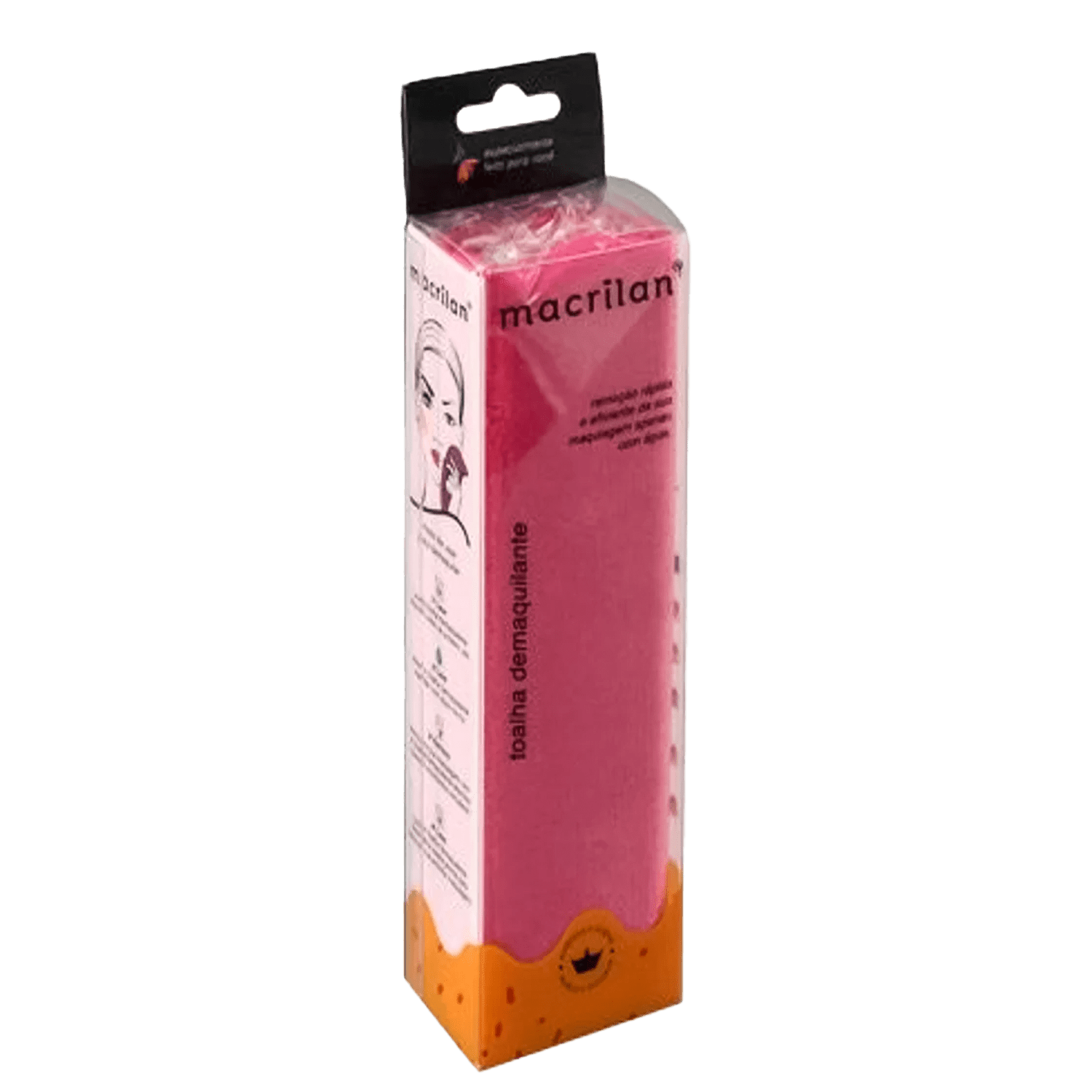 Toalha Demaquilante Macrilan RE-03 1 Unidade