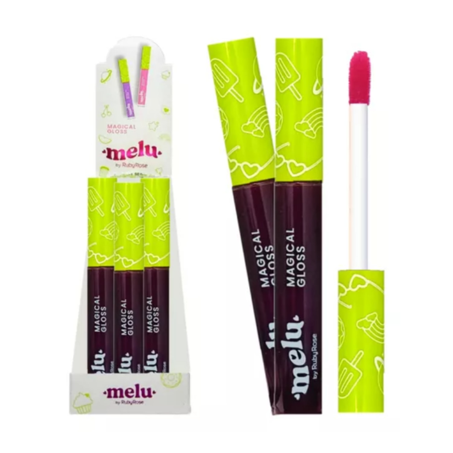 Gloss Labial Magical Gloss Melu by Ruby Rose Bat Wing
