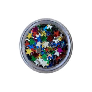 Glitter Make A Estrelas Coloridas 3,0g Glitter Make A Estrelas Coloridas 3,0g