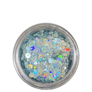 Glitter Flocado Make A Holo Prata 3,0g Glitter Flocado Make A Holo Prata 3,0g