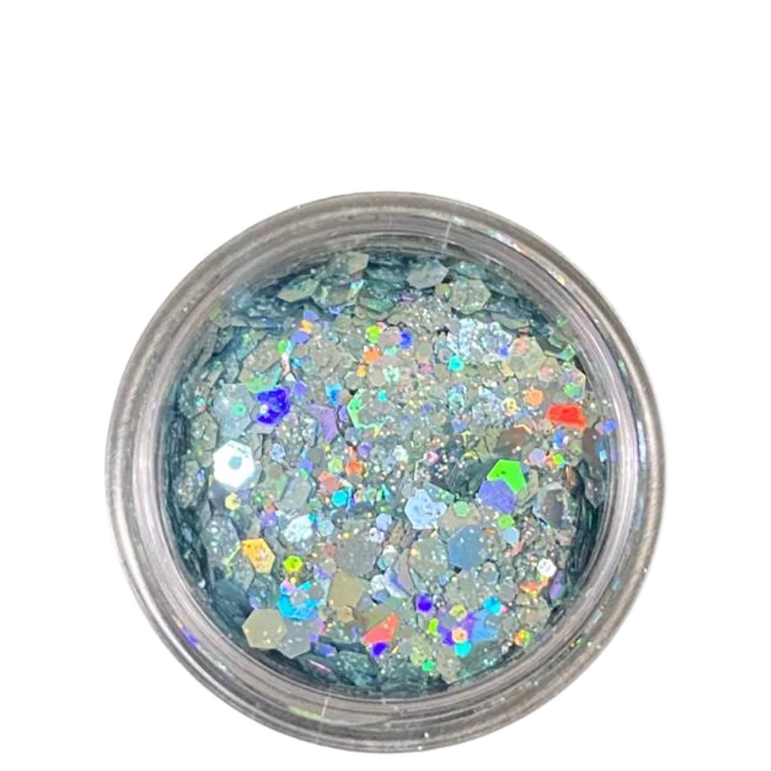 Glitter Flocado Make A Holo Prata 3,0g
