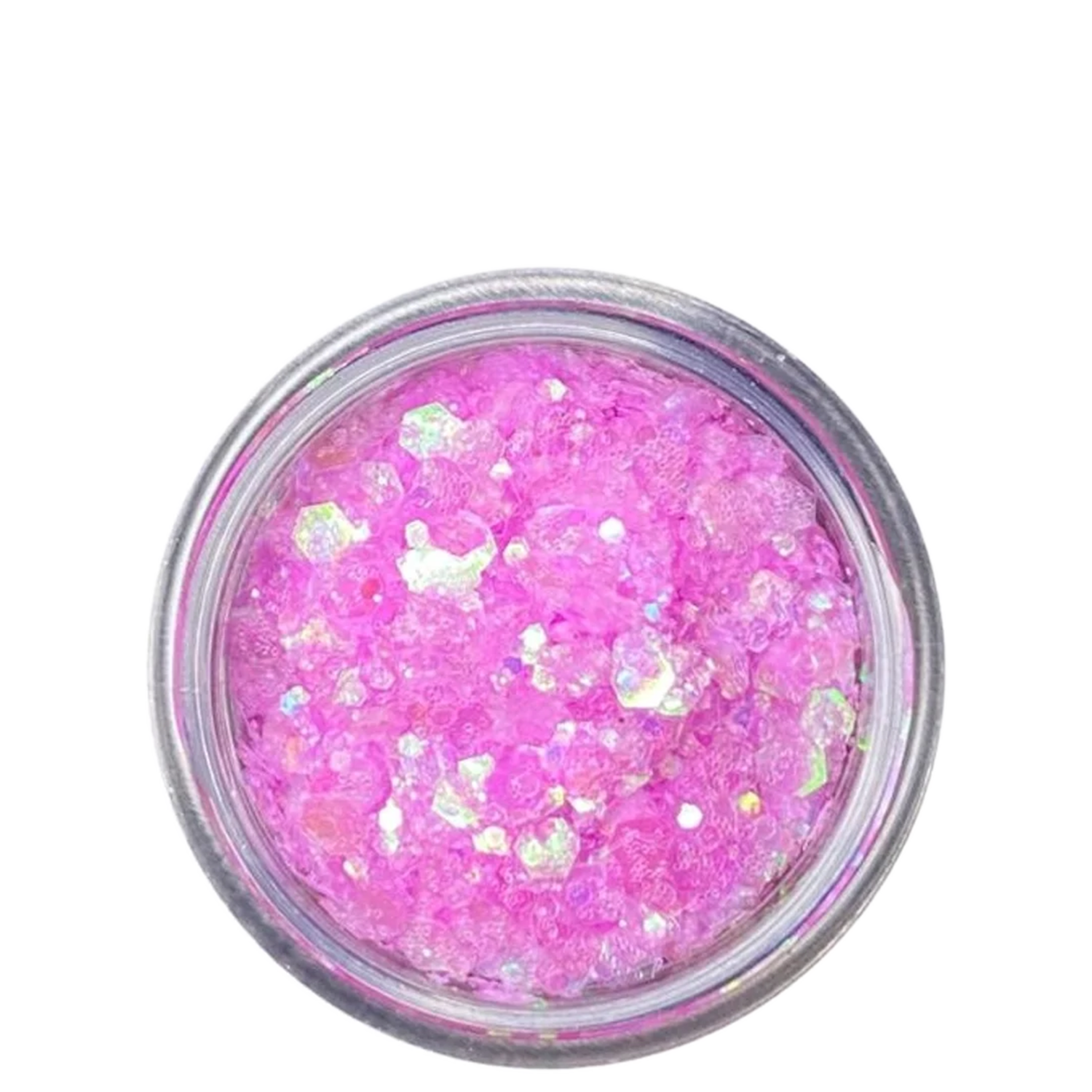 Glitter Flocado Make A Magic Holo Lilás Rosado 3,0g