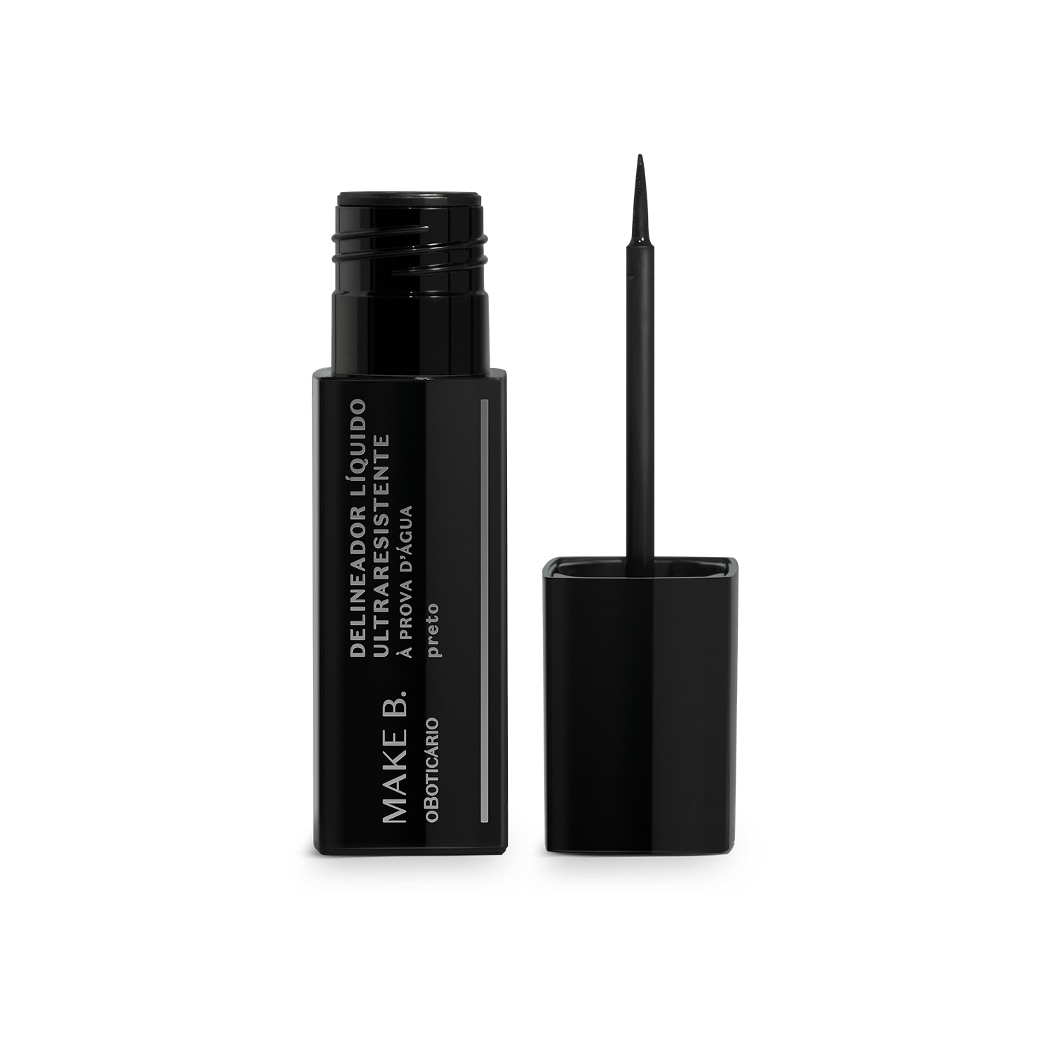 Delineador Líquido O Boticário Make B. Preto 5ml