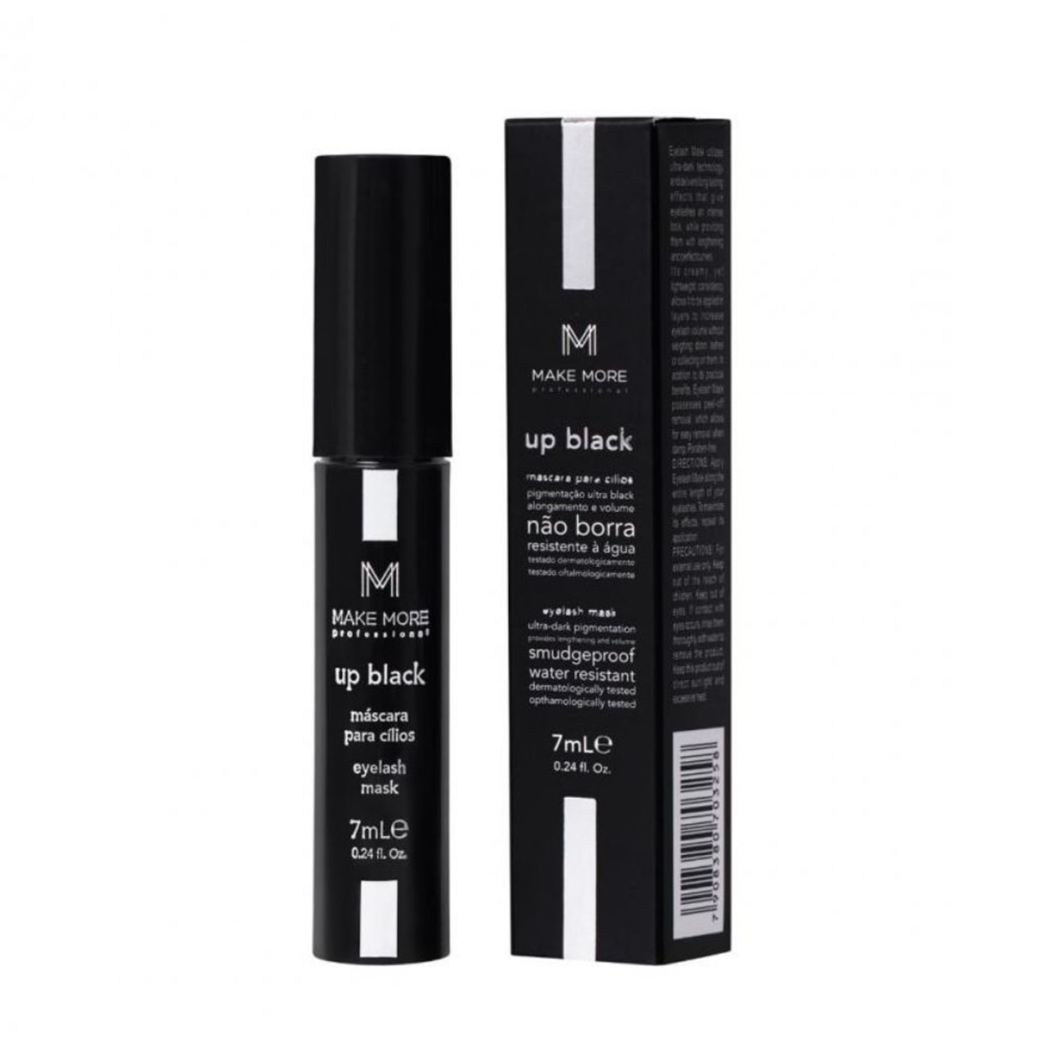 Máscara de Cílios Make More Up Black 7ml