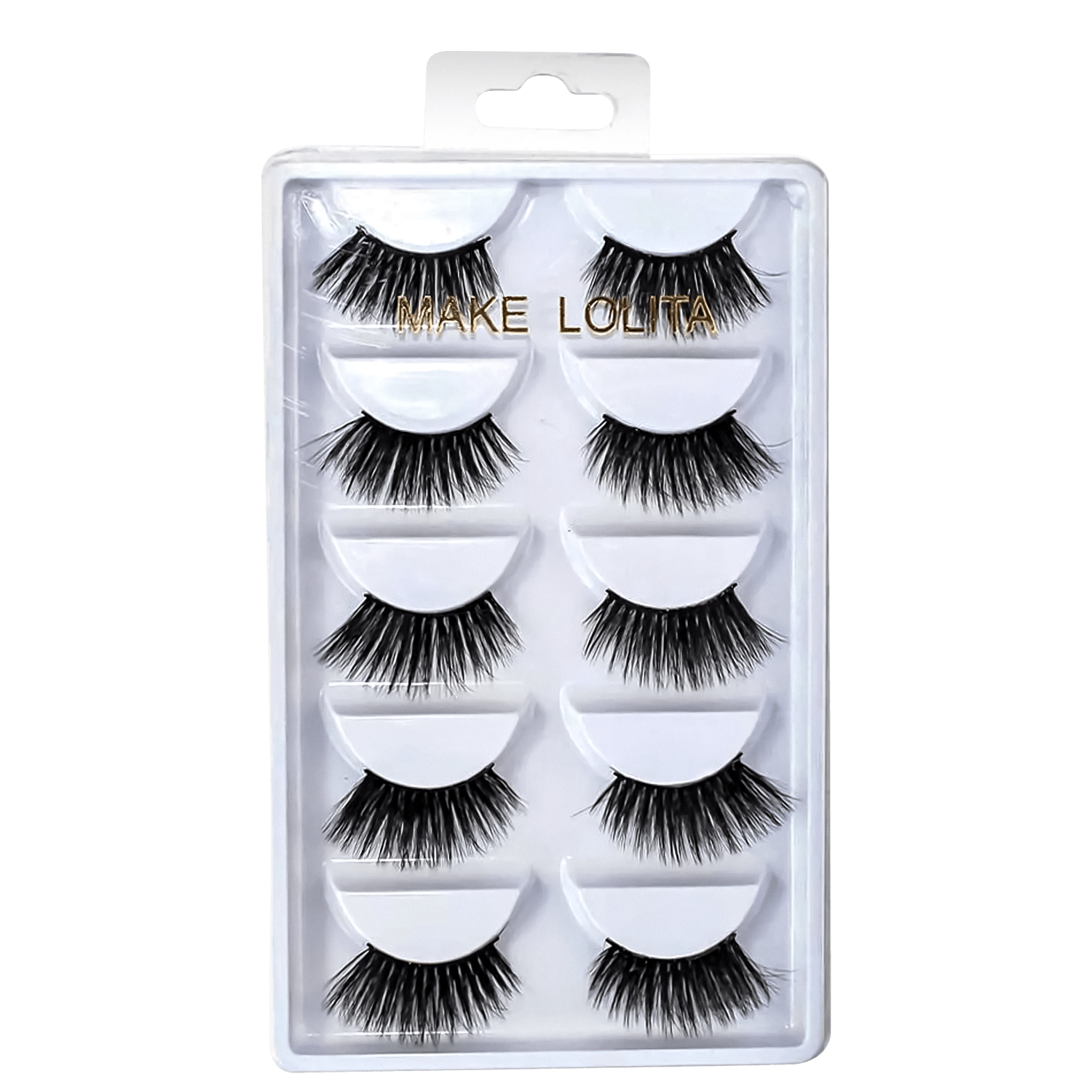 Cílios Postiços Maquiagem Virtual Cantoneira ML235 10 unidades